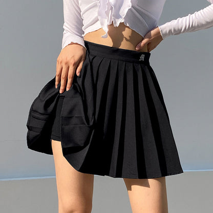 White Pleated Golf Skirts - TWISTLOOM